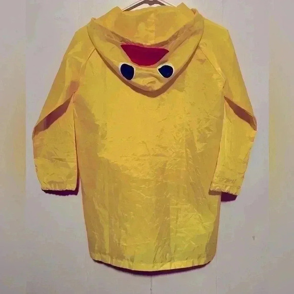 Super Cute "Rubber Ducky" Lightweight Children's Sz L Nylon Raincoat - Picture 2 of 3